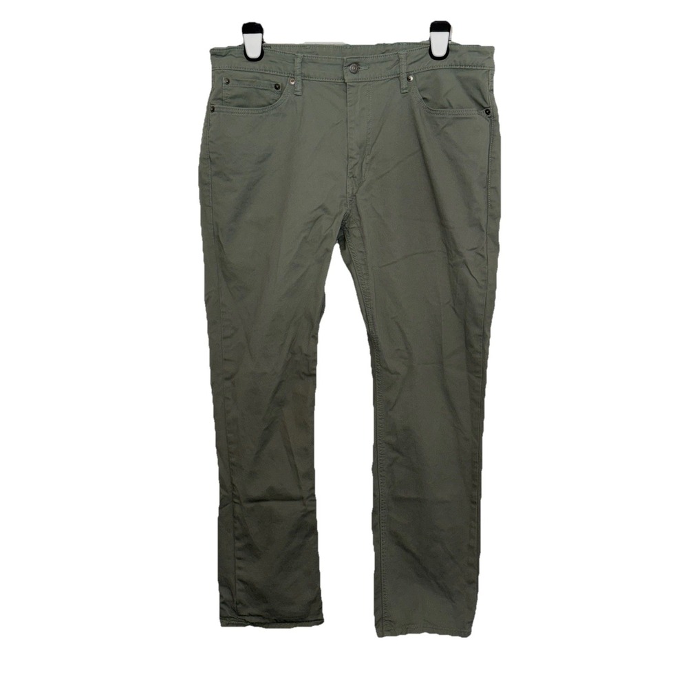 Levis 511 Slim Fit Jeans Mens 38X30 Green Blank Red Tag Stretch Denim